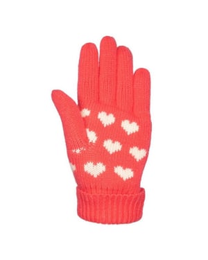 Trespass - Mädchen Herzen - Handschuhe "Mary" (Erdbeere)