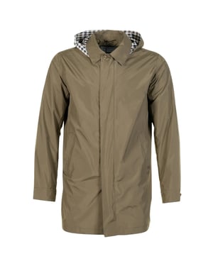 Aquascutum Active Packable Trench Army Green Jacket
