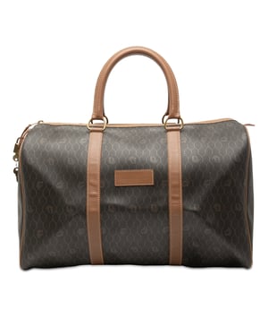 Gebrauchte honigwabenbeschichtete Canvas-Reisetasche