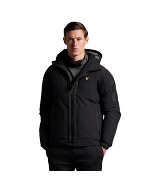 Lyle & Scott Schwarze Steppjacke
