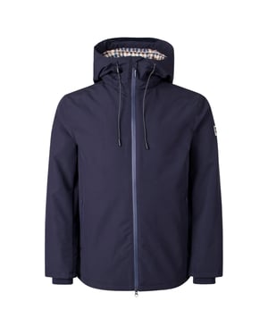 Aquascutum Active Shell Active Mid Parka Marineblaue Jacke
