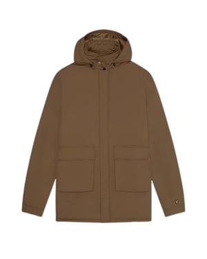 Lyle &amp; Scott Brown Wattierter Parka