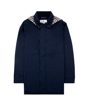 Aquascutum Active Packable Trench Jacket Navy Blue