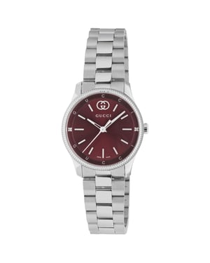 Gucci G-Timeless YA1265069 Rote Zifferblatt 29mm Damenuhr