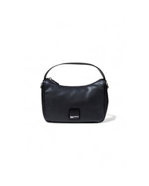 Karl Lagerfeld Schwarze Kunstleder-Handtasche