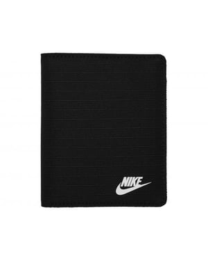Nike - Brieftasche, Faltbar, Fußball-Club (Schwarz/Weiß)
