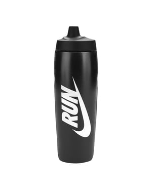 Nike - "Refuel" Flasche, Logo, 710ml (Schwarz)
