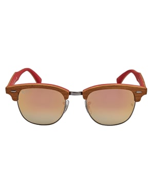 Herren Sonnenbrille Clubmaster Wood RB3016