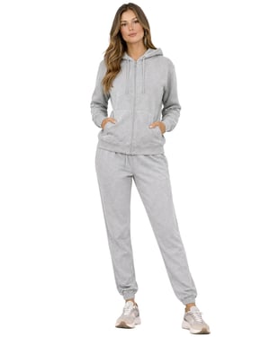 Kruze | Damen Zip-Up Hoodie Trainingsanzug Set