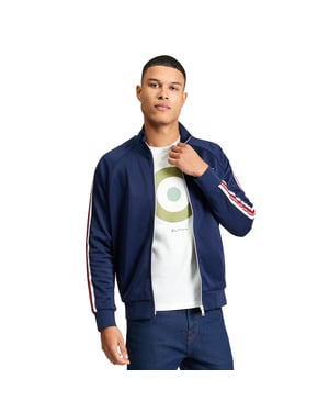 Ben Sherman - "House" Trainingsjacke für Herren, verklebt (Dunkel Marineblau)