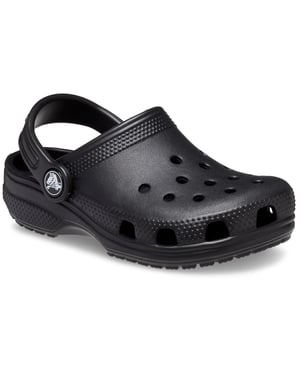 Crocs Kids' Classic Thermoplastische Schwarze Slipper