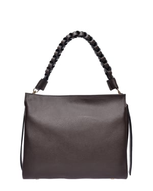Luisa Vannini Kastanienbraun Rindsledertasche