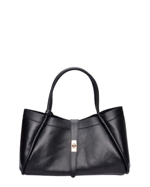 Luisa Vannini Schwarz Rindsledertasche