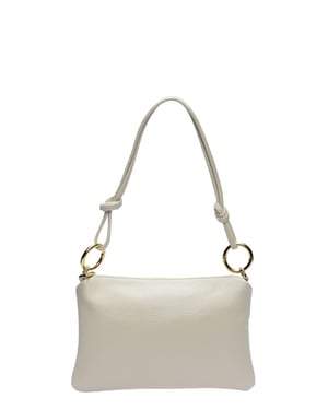 Anna Luchini Beige Rindsledertasche