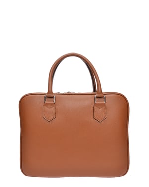 Luisa Vannini Braun Rindsledertasche