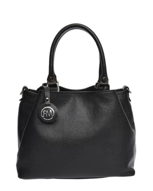 Roberta M Schwarz Rindsledertasche