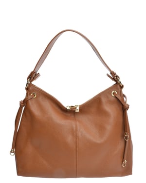 Isabella Rhea Braun Rindsledertasche