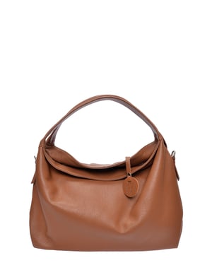 Luisa Vannini Braun Rindsledertasche