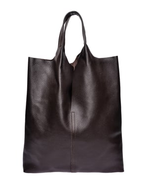 Anna Luchini Kastanienbraun Rindsledertasche