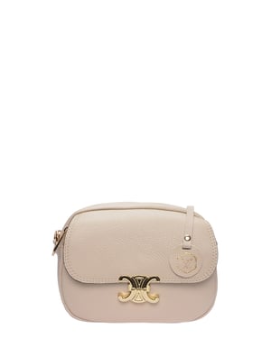 Luisa Vannini Rindsledertasche - Beige