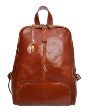 Anna Luchini Braun Rindsledertasche