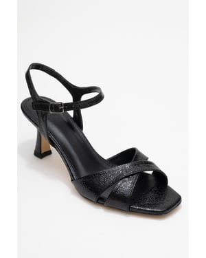 Melin Cross Riemen Stiletto Sandale