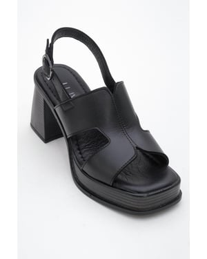 Zennia Leder Plateau Sandale (Women)