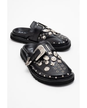 Maril Leder Schnallen Sandale