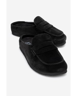 Priva Leder-Slipper zum Hineinschlüpfen
