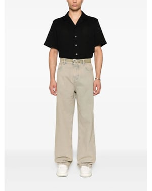 Amiri Gewaschene Baggy-Jeans - Hellgrau