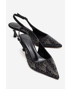 Nella Verzierter Slingback Spitzer Zehenbereich Pumps (Damen)