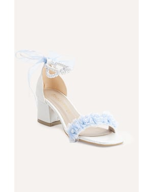 Jasmine Lace Bridal Niedrig Absatz Sandalen (Women)