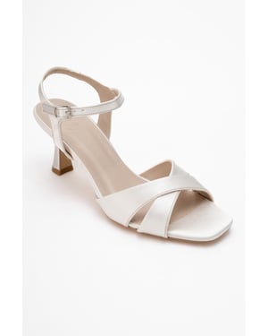 Melin Cross Riemen Stiletto Sandale