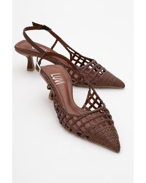 Heaven Gestrickter Spitzer Pump (Damen)