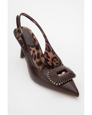 Spera Schnalle Spitzer Zehenbereich Pumps (Damen)