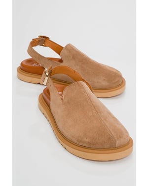 Laby Leder-Clogs