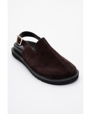 Laby Leder-Clogs