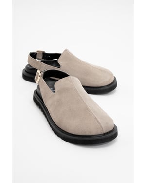 Laby Leder-Clogs