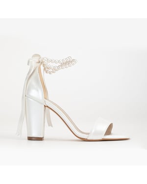 Melissa Block Absätze Sandalen with Pearls
