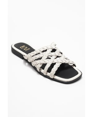 Alisha Leder Slide Sandale (Women)