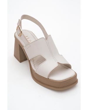 Zennia Leder Plateau Sandale (Women)