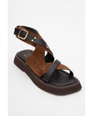 Minnea Wildleder Leder Sandale (Women)