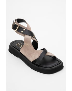 Minnea Wildleder Leder Sandale (Women)