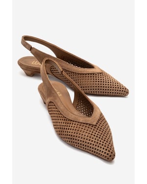 Lieve Leder-Slingback-Pumps (Damen)