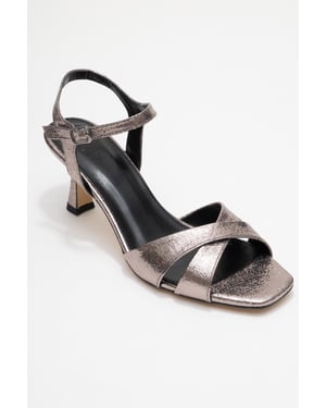 Melin Cross Riemen Stiletto Sandale