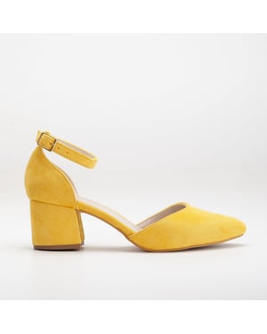 Marcelle Pumps mit niedrigem Blockabsatz