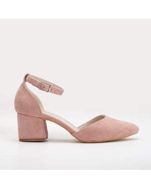 Marcelle Pumps mit niedrigem Blockabsatz