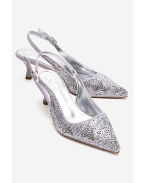 Nella Verzierter Slingback Spitzer Zehenbereich Pumps (Damen)