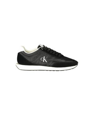 Calvin Klein Schwarze Polyester Herren Sneaker