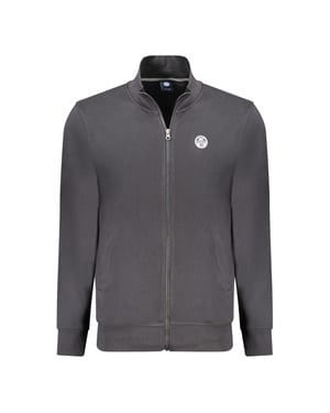 North Sails Schwarzes Baumwoll-Sweatshirt für Herren - Schwarz